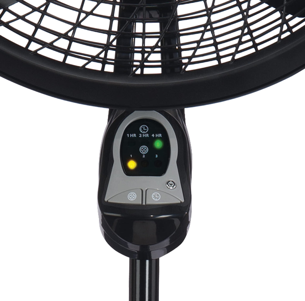 Oscillating Pedestal Fans with Adjustable Height, Timer, Remote Control and 3 Speeds H860871