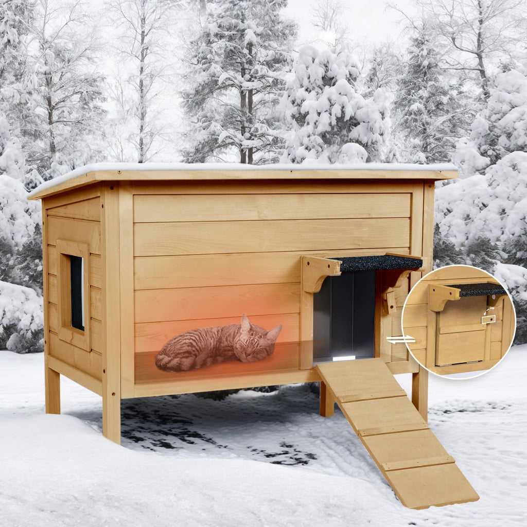 Large Insulated Weatherproof Outdoor Cat House T893
