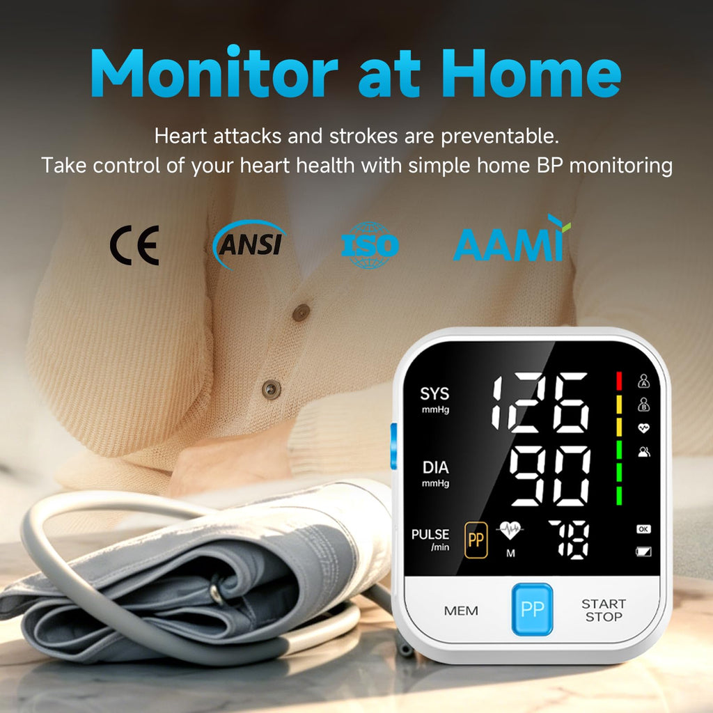 Automatic Upper Arm Blood Pressure Monitor with Large Cuff V4450
