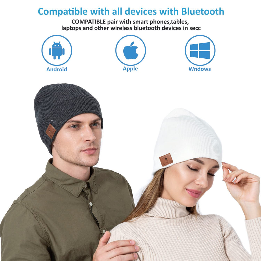 Bluetooth Knit Winter Cap with Microphone T584946