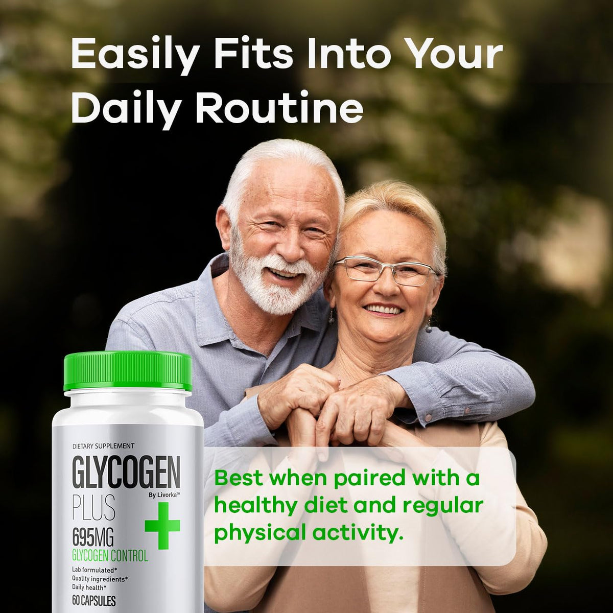 60 Capsules Glycogen Support Pills J87907