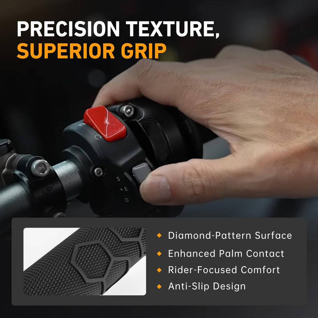 Electric Throttle Handle Assembly with Cable and Spare Right Handlebar Grip Q494
