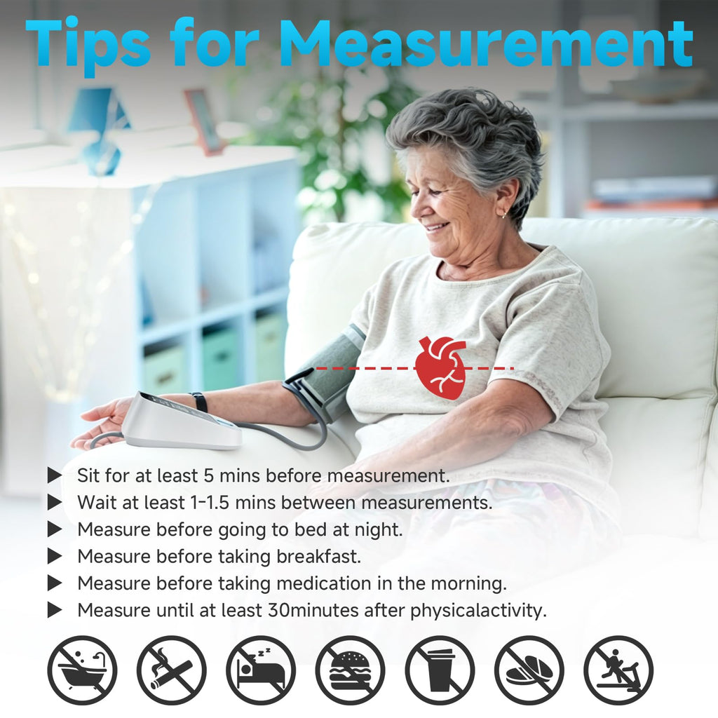 Automatic Upper Arm Blood Pressure Monitor with Large Cuff V4450