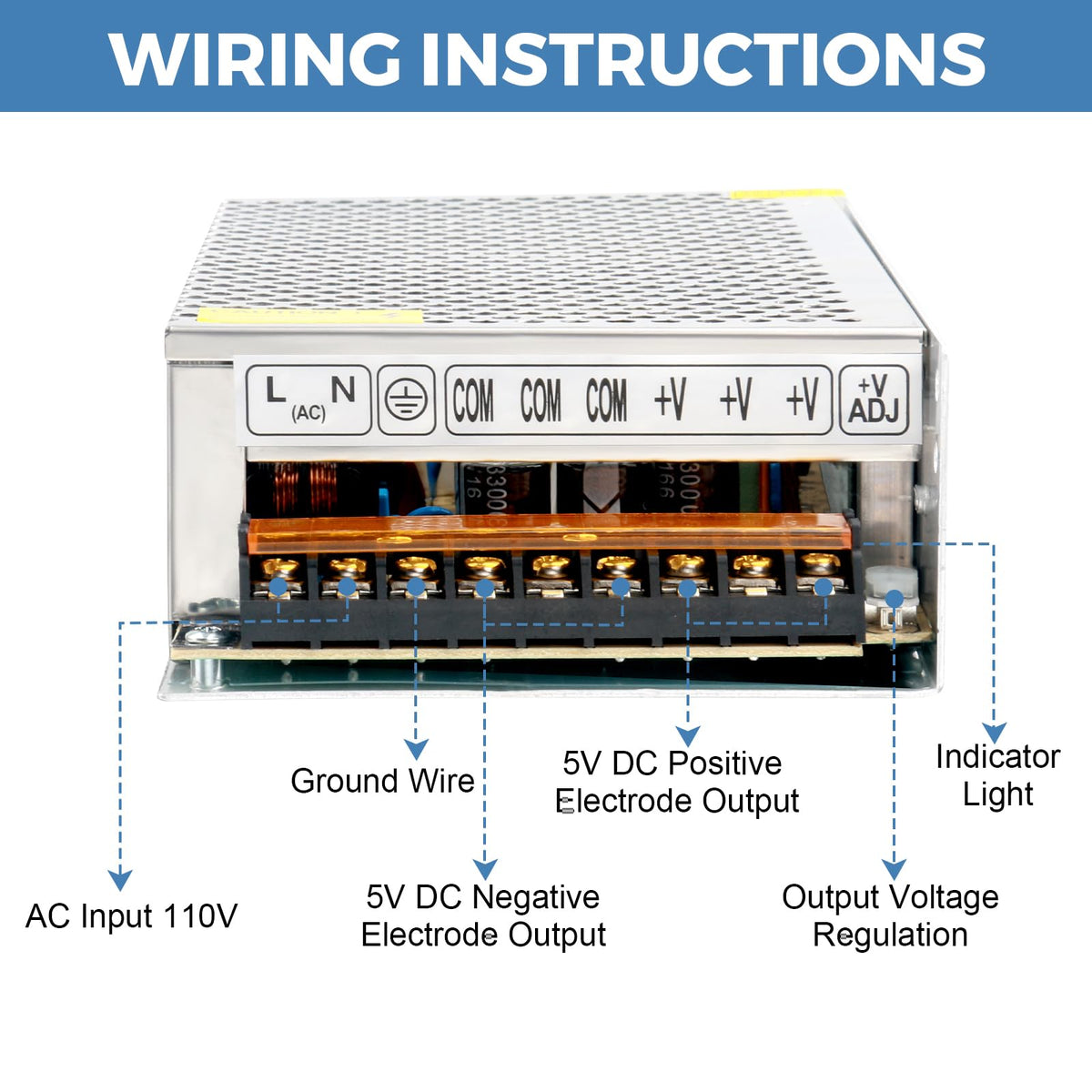5V 40A Switching Power Supply B16511