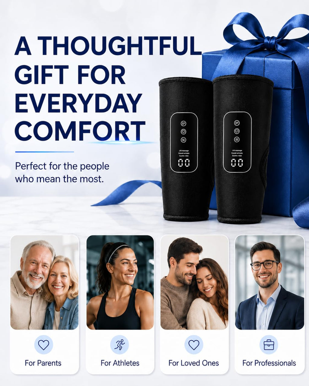 Cordless Leg Massager with Heat Z454227