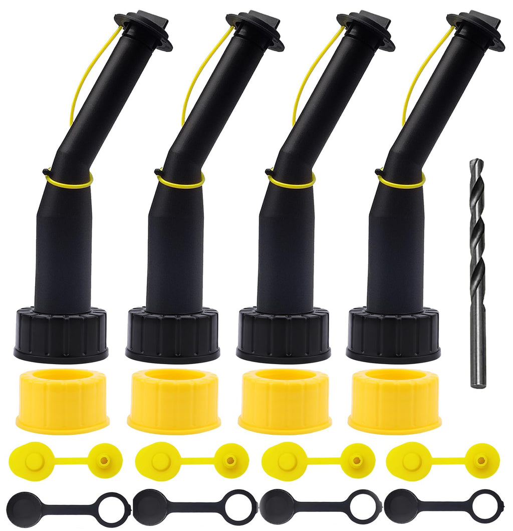 Gas Can Spout Replacement Kit with Gasket Vent Cap Pack of 3 M6103