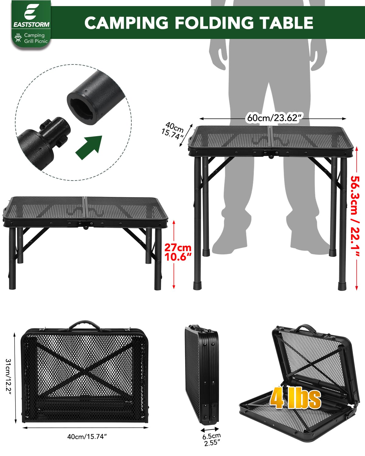 2 Ft Folding Camping Table S142