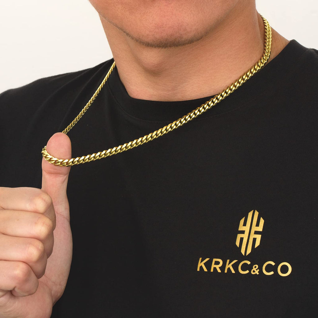 6mm Diamond-Cut Cuban Link Chain A516