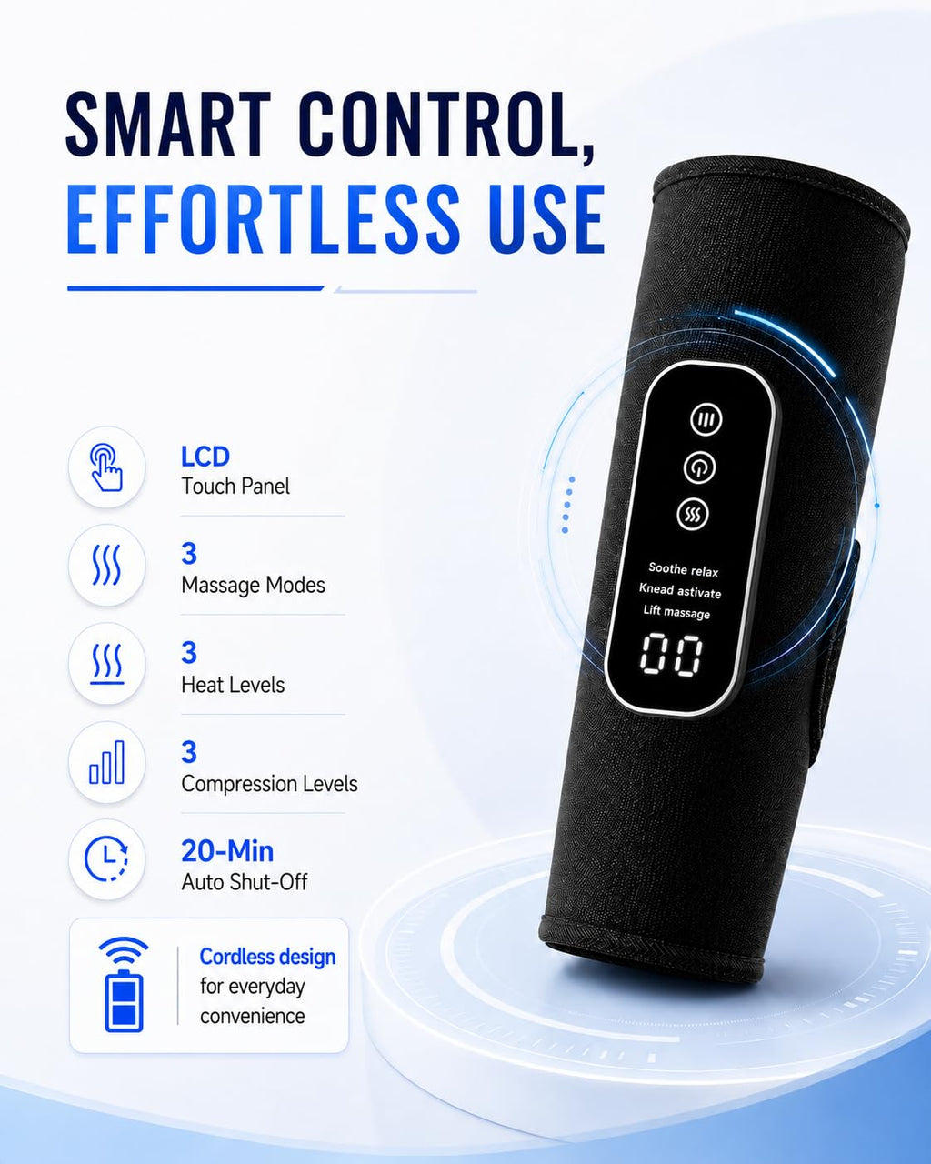 Cordless Leg Massager with Heat Z454227
