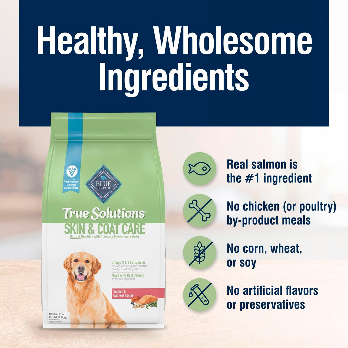 Salmon Dry Dog Food 4 lb P771289
