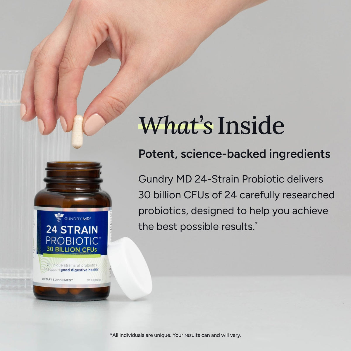 24 Strain Probiotic 30 Billion CFU 30 Capsules B796575