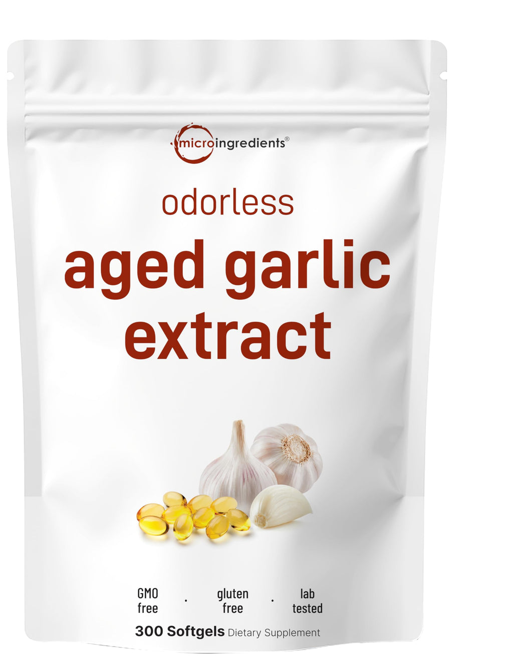 Aged Odorless Garlic 300 Softgels I314