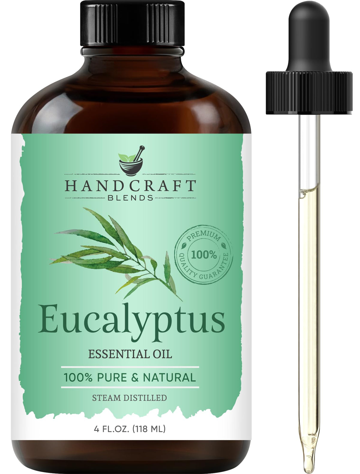 Lemongrass Peppermint Eucalyptus Lavender Essential Oil Set 4 Fl. Oz R140