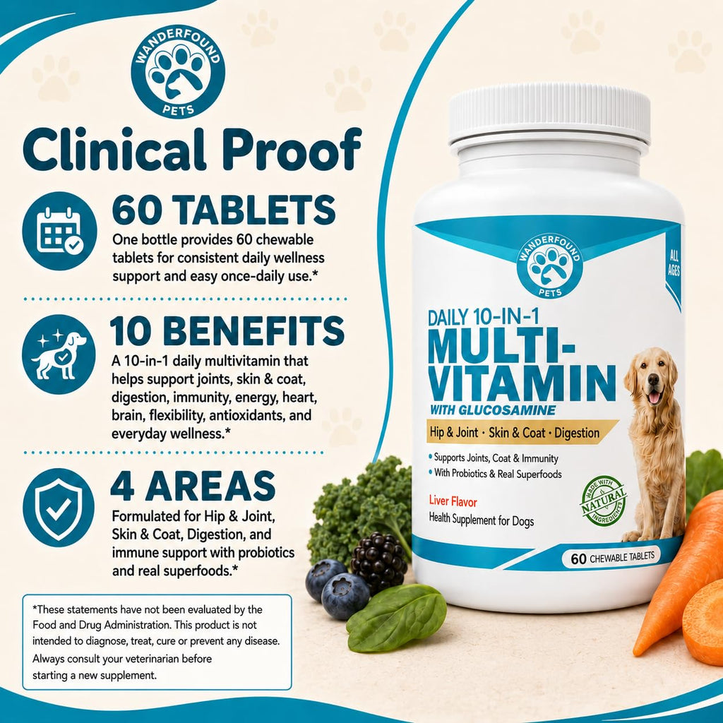 10-in-1 Dog Multivitamin Chewable Tablets G41403