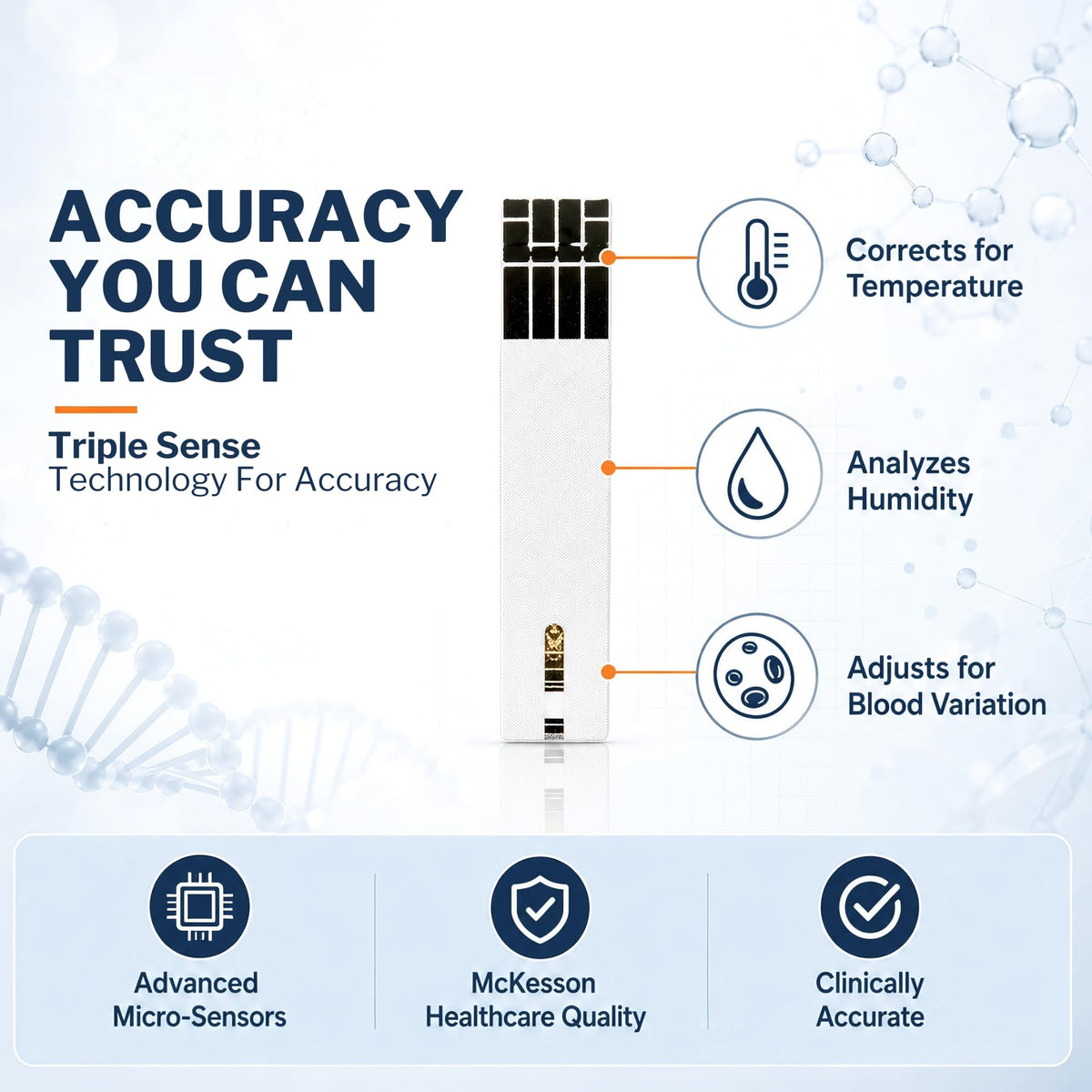 Blood Glucose Test Strips 100 Strips T213059