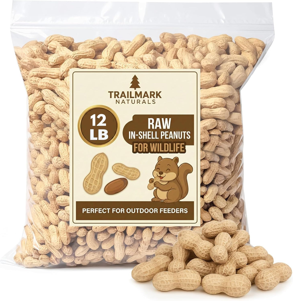 12 LB Raw Peanuts in Shell C920095