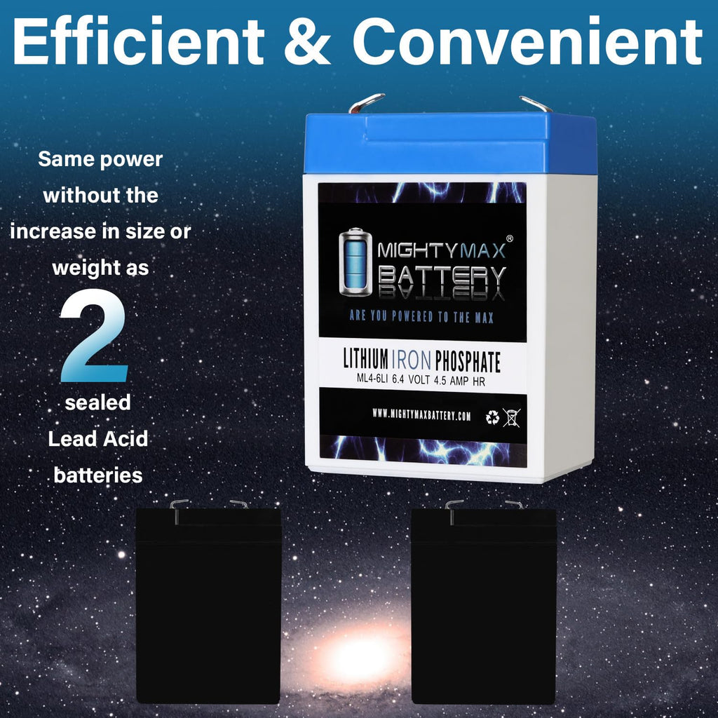 6V 4.5AH Lithium Replacement Battery E1776