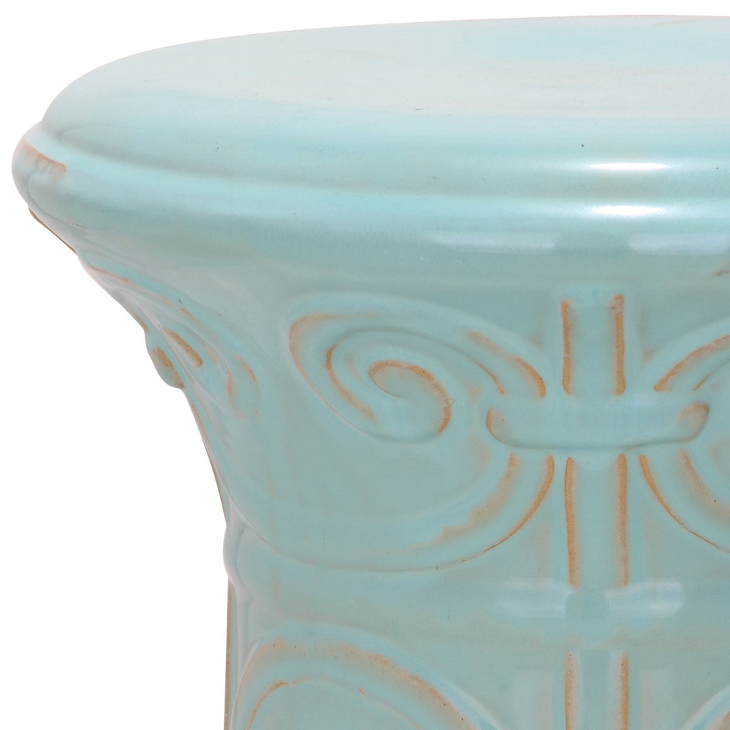 Ceramic Decorative Garden Stool J568688