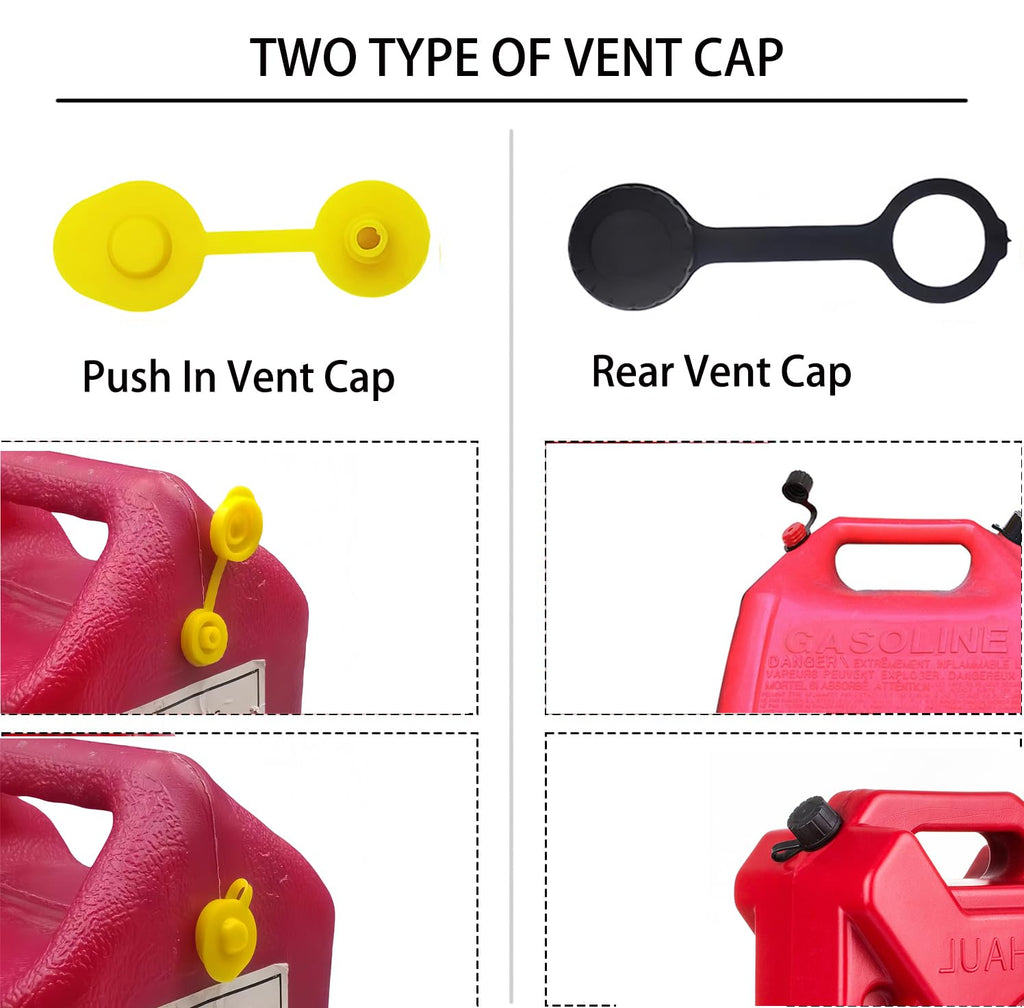 Gas Can Spout Replacement Kit with Gasket Vent Cap Pack of 3 M6103