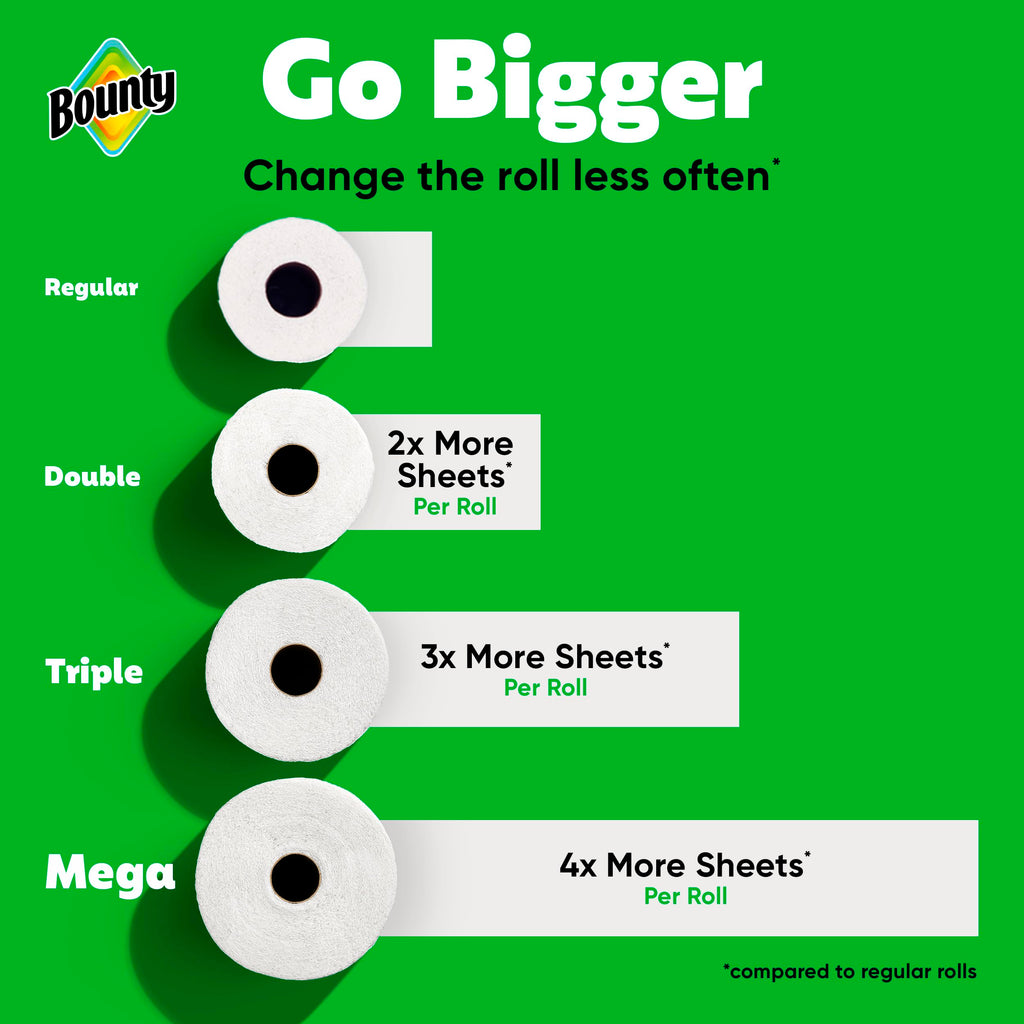 White Paper Towels, 8 Triple Rolls S988501