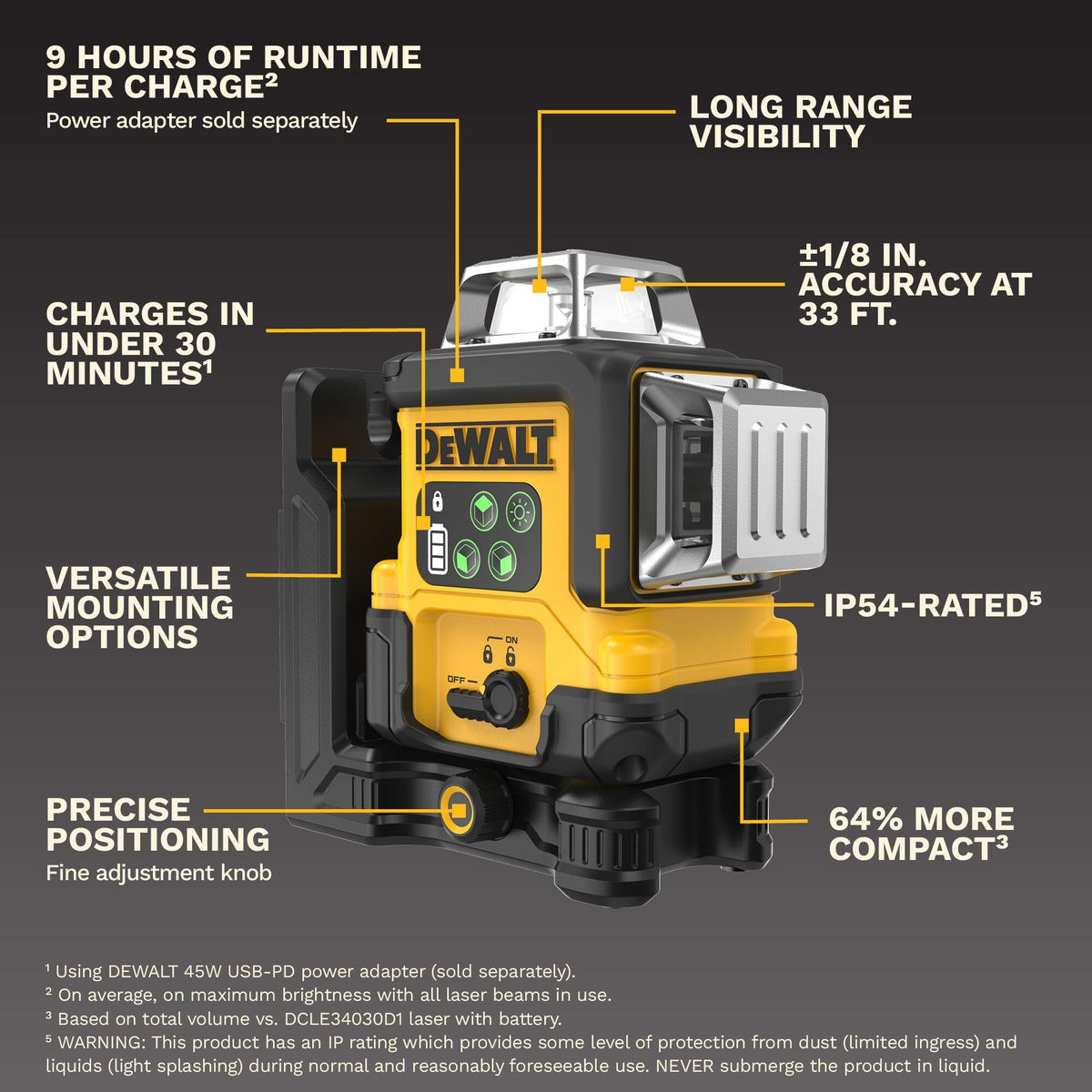 360 Self Leveling Green Line Laser Level R5356
