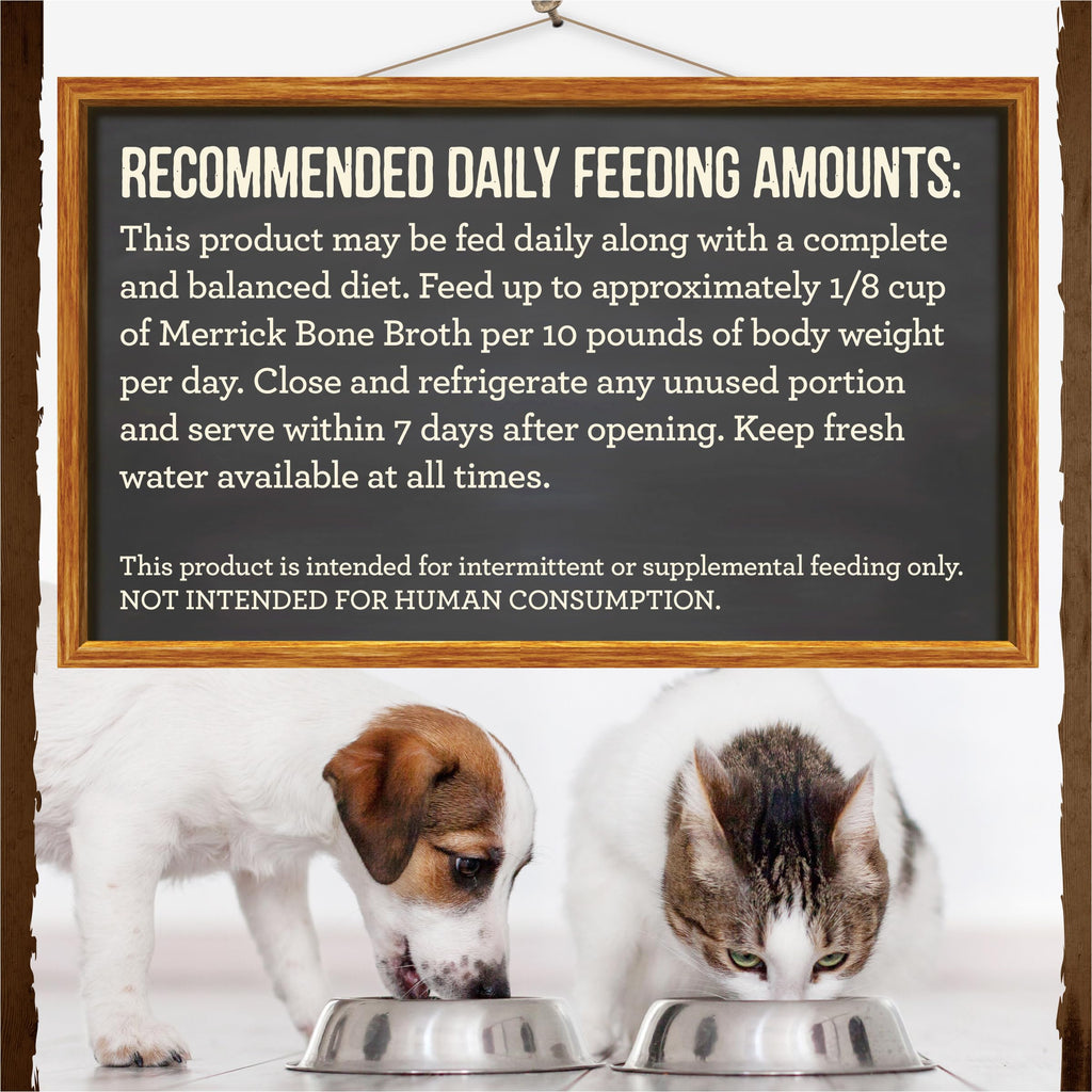 Grain Free Beef Bone Broth Dog and Cat Food Topper 16 oz R135
