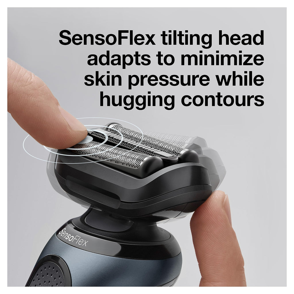 Electric Razor Wet & Dry Rechargeable Cordless Foil Shaver Black B698760