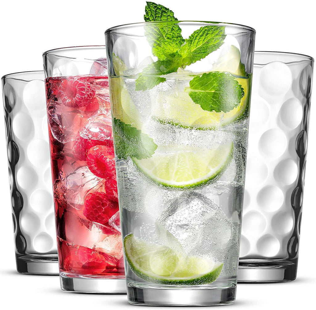 Set of 12 Stackable Drinking Glasses I826