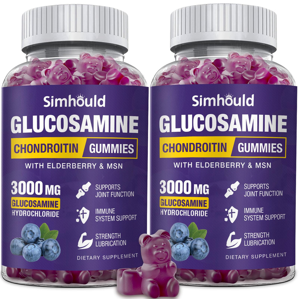 Glucosamine Chondroitin Gummies with MSM & Elderberry J7323