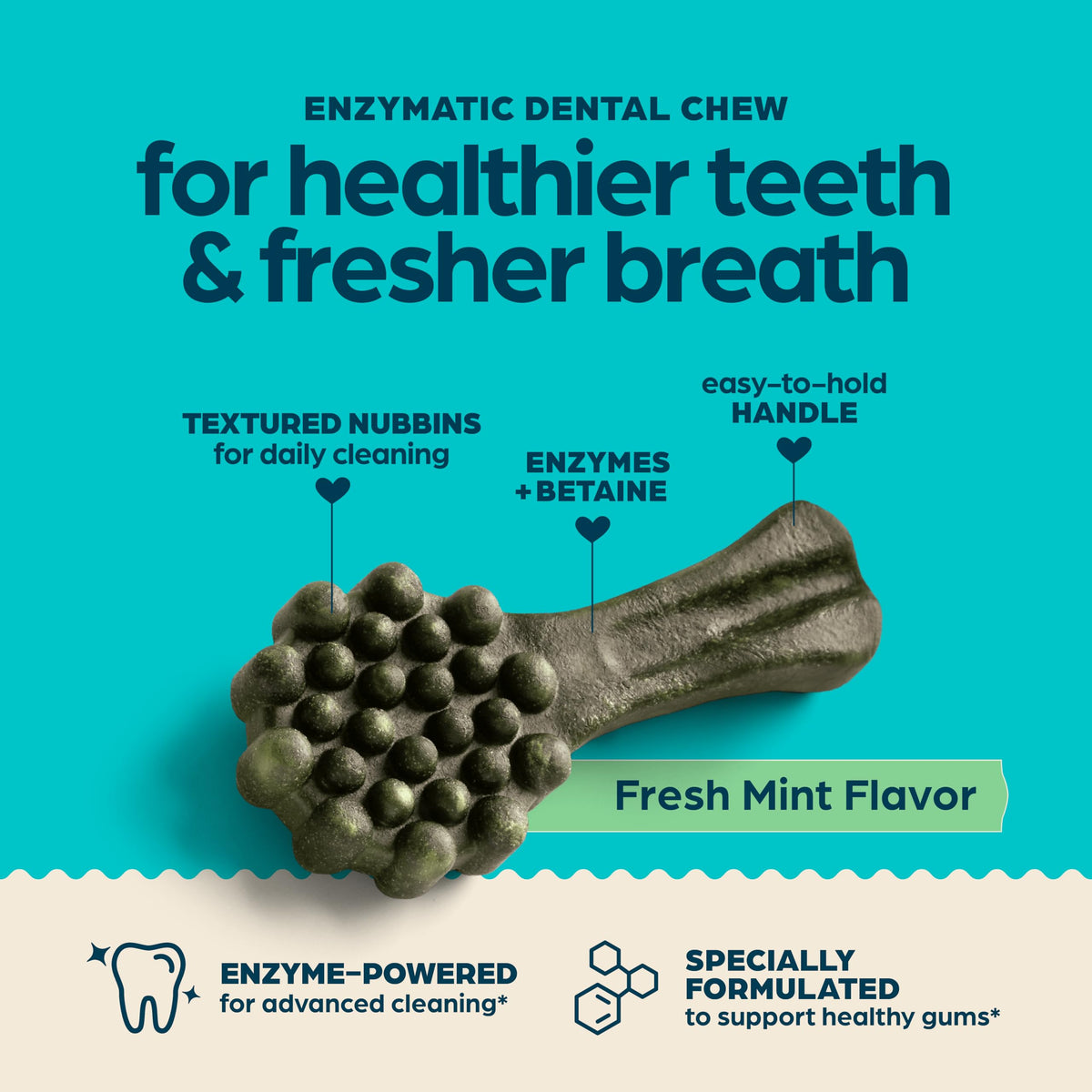 Fresh Mint Flavor Dental Chews, 13 Count K488
