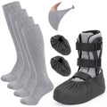 Light Gray Waterproof Non Slip Walking Boot Covers 2 Pairs L630