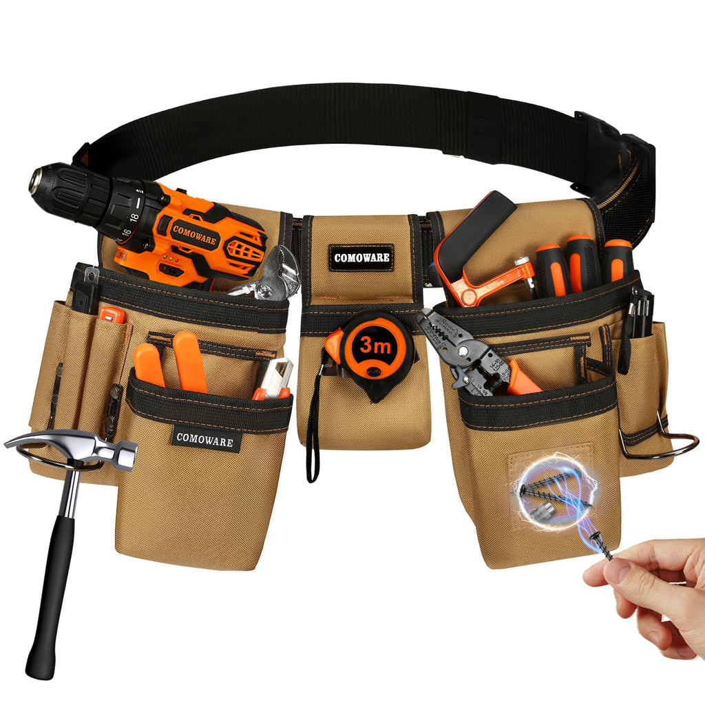 Tool Belt with Adjustable Belt & Magnetic Zone H346934