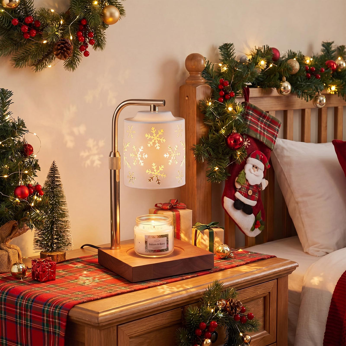 Christmas Candle Warmer Lamp with Timer A3970