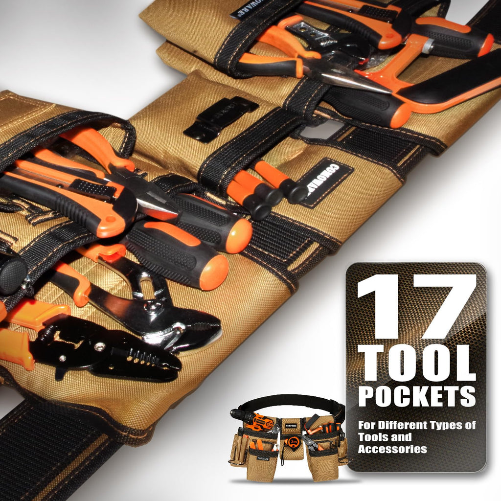 Tool Belt with Adjustable Belt & Magnetic Zone H346934