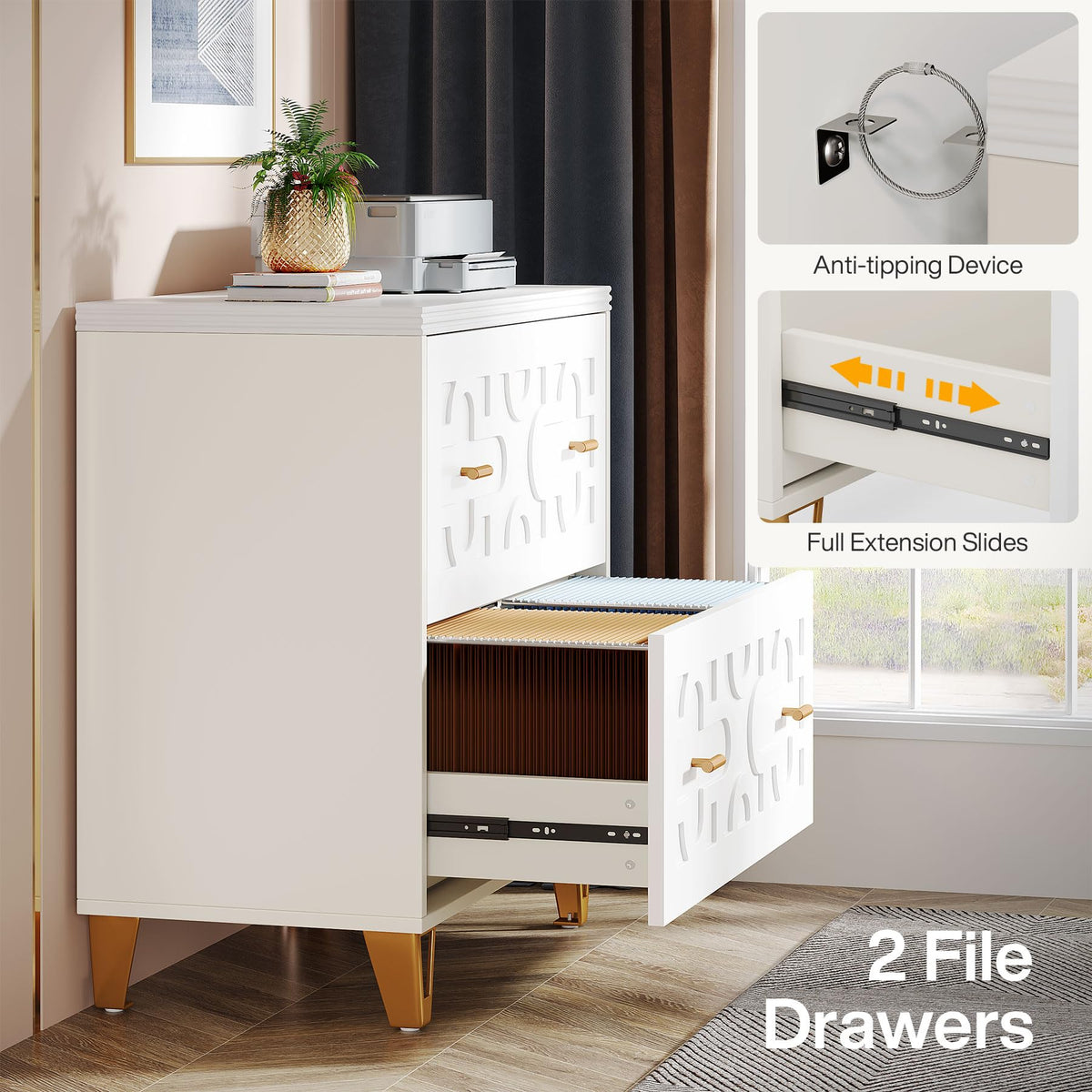 2-Drawer Lateral File Cabinet P66669
