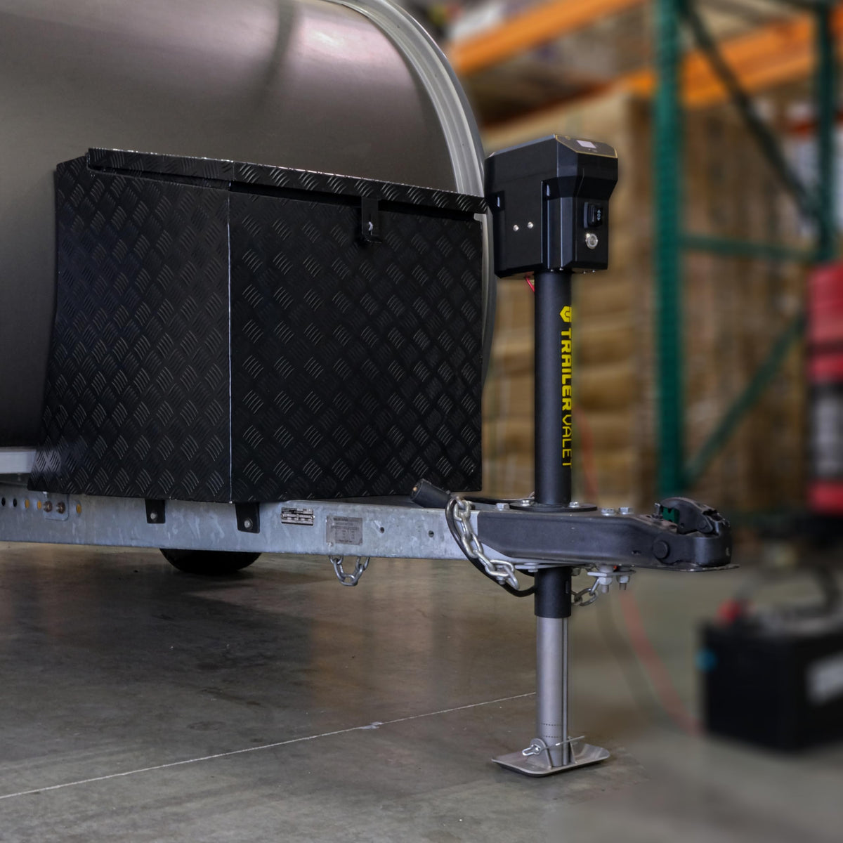 Electric Trailer Jack with Tongue Weight Scale, 3,500 LB Lift Capacity W35577