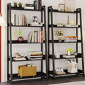 5-Tier Industrial Ladder Shelf Bookcase O13923