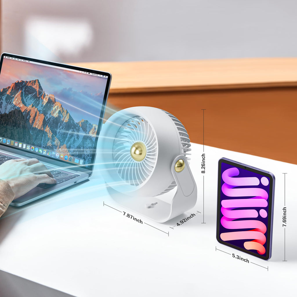 Portable Rechargeable 8 Inch Desk Fan A9284