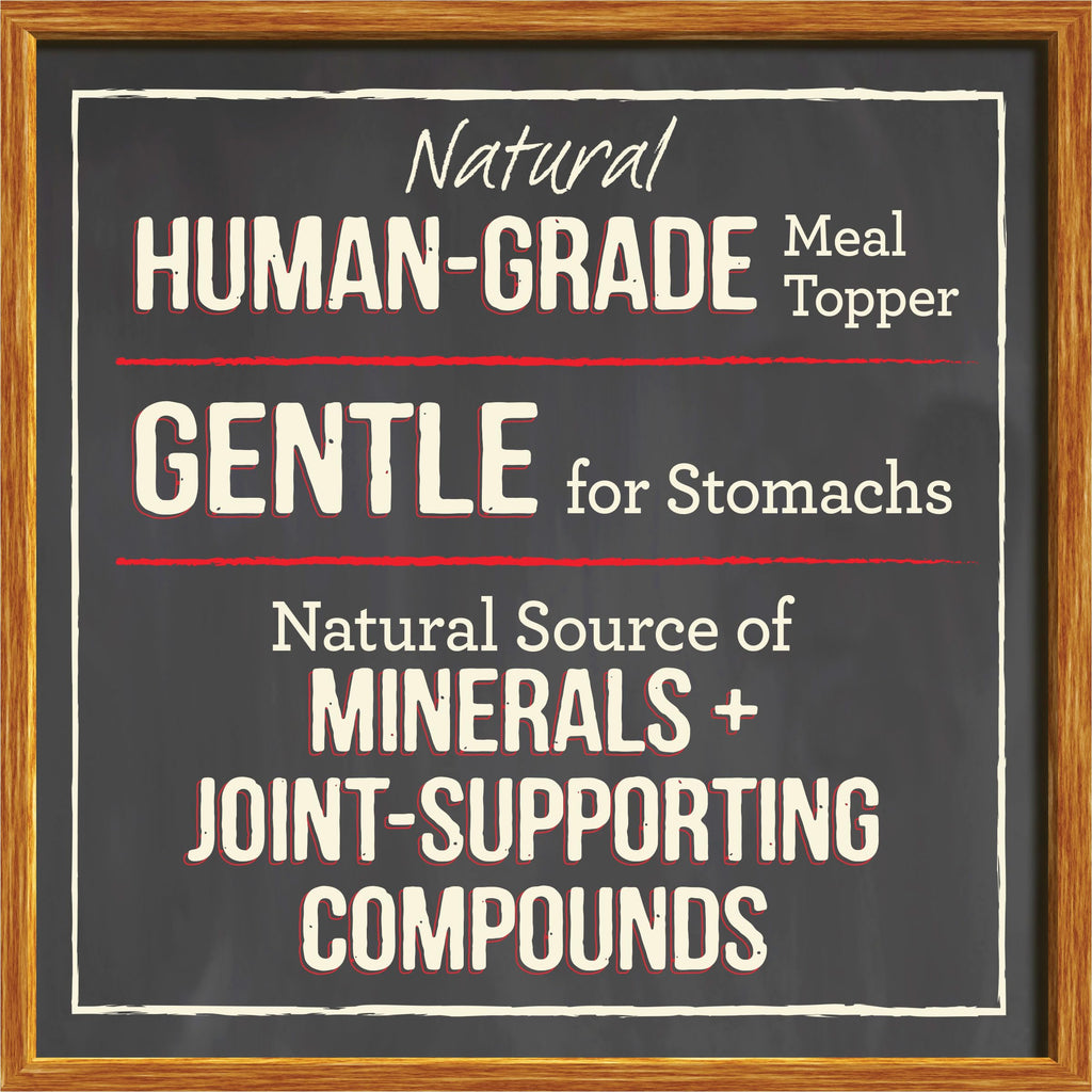 Grain Free Beef Bone Broth Dog and Cat Food Topper 16 oz R135