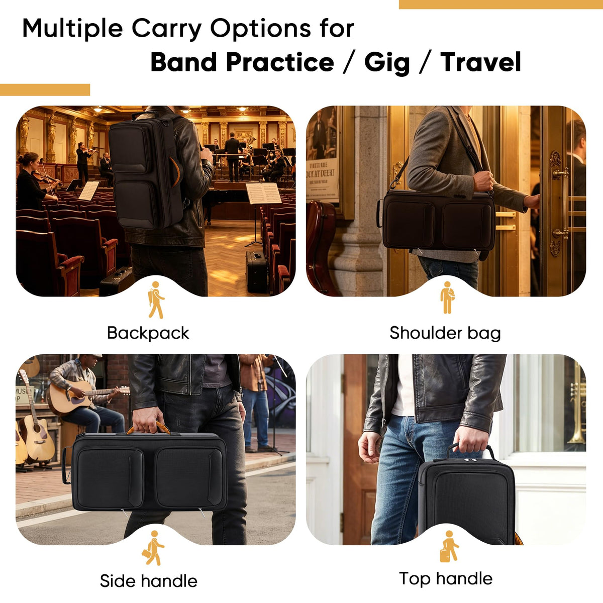 Padded Trumpet Gig Bag with Multi-Pocket Z570