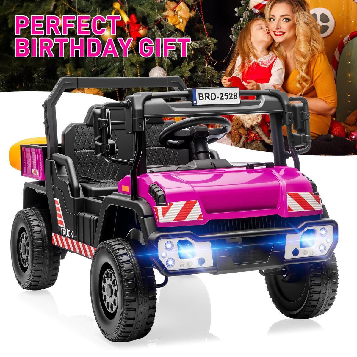 24V Kids Ride On Dump Truck Car with Electric Dump Bed and Remote Control Z71047