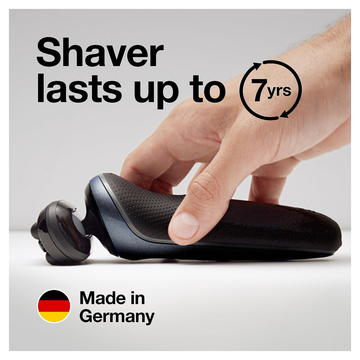 Electric Razor Wet & Dry Rechargeable Cordless Foil Shaver Black B698760