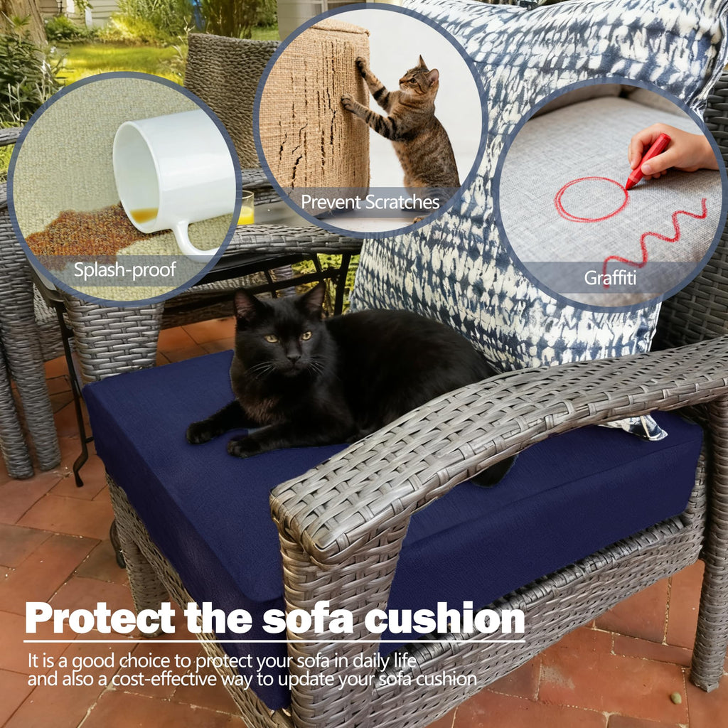 24x22 inch 4 Pack Sofa Cushion Cover N5374