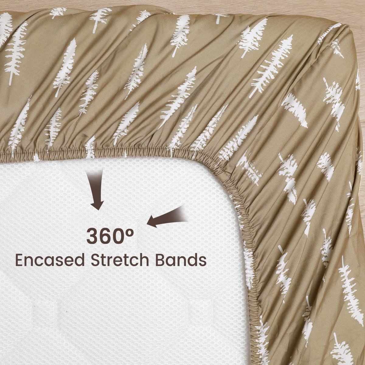 3 Pack Soft Breathable Crib Sheets 28x52 Inches T47331