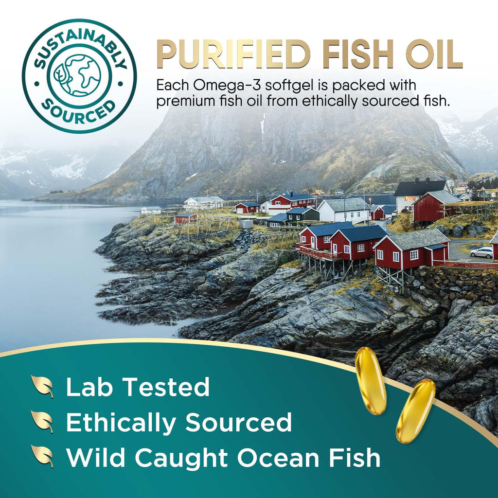 Omega 3 Fish Oil 2400mg Softgels K40099