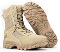 Tan Black Leather Work Boots W62601