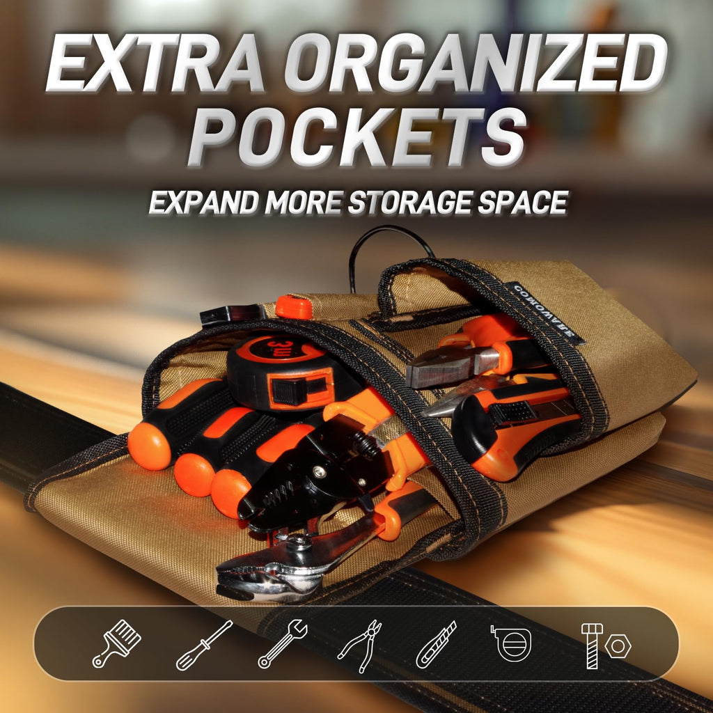 Tool Belt with Adjustable Belt & Magnetic Zone H346934