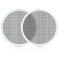 White 2PCS RV Vent Screen Roof Fan Frame Parts N4475