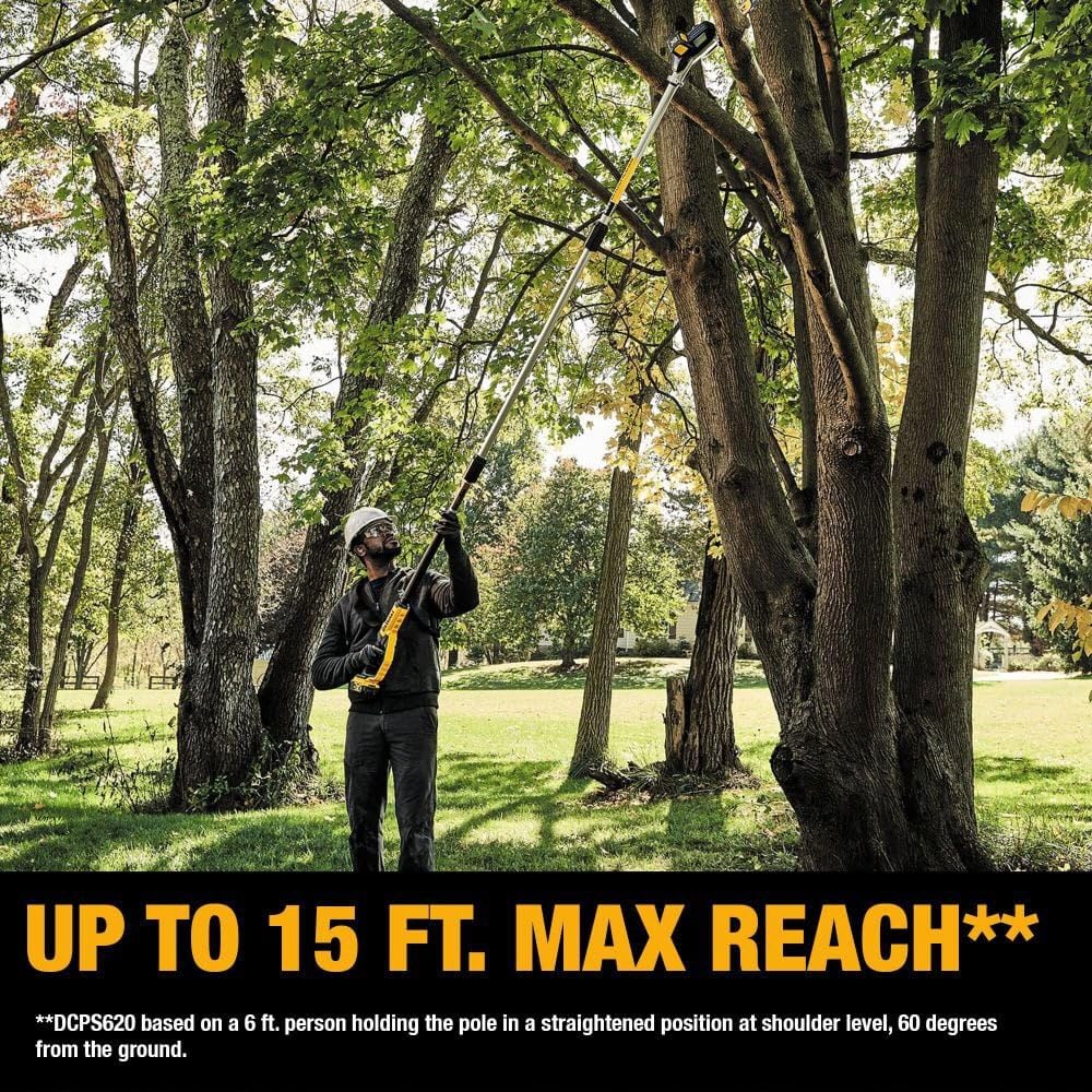 Cordless Pole Saw and Pole Hedge Trimmer Combo Kit K23515