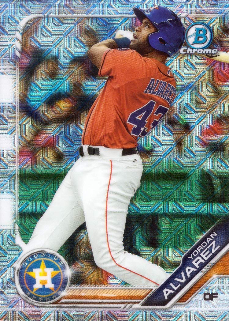 2019 Bowman Chrome Mojo Refractor Yordan Alvarez Pre-Rookie Card Y36528